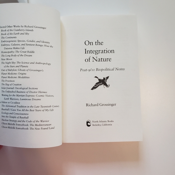 On the Integration of Nature Post 9-11 Biopolitical Notes Richard Grossinger - Picture 12 of 16